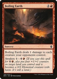 Boiling Earth - Battle for Zendikar - NM
