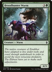 Broodhunter Wurm - Battle for Zendikar - NM