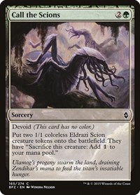 Call the Scions - Battle for Zendikar - NM