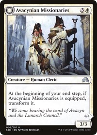 Avacynian Missionaries - Shadows over Innistrad - NM