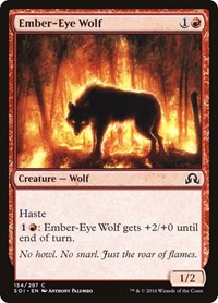 Ember-Eye Wolf - Shadows over Innistrad - NM