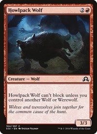Howlpack Wolf - Shadows over Innistrad - NM