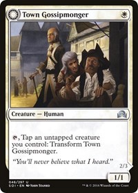 Town Gossipmonger - Shadows over Innistrad - NM