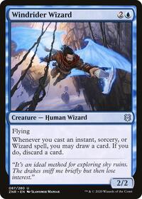 Windrider Wizard - Zendikar Rising - NM