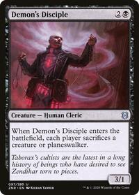Demon's Disciple - Zendikar Rising - NM