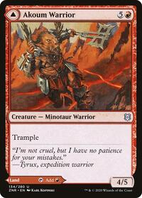 Akoum Warrior - Zendikar Rising - NM