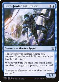 Sure-Footed Infiltrator - Zendikar Rising - NM