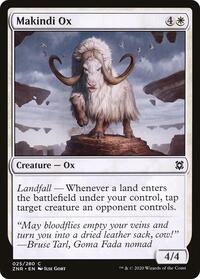Makindi Ox - Zendikar Rising - NM