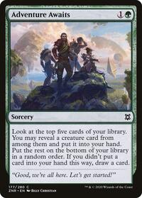 Adventure Awaits - Zendikar Rising - NM