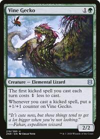 Vine Gecko - Zendikar Rising - NM