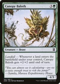 Canopy Baloth - Zendikar Rising - NM