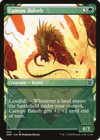 Canopy Baloth (Showcase) - Zendikar Rising - NM