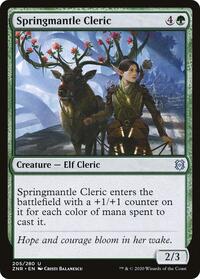 Springmantle Cleric - Zendikar Rising - NM