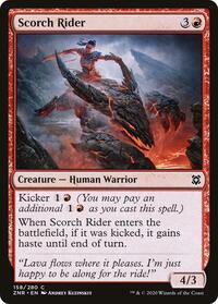 Scorch Rider - Zendikar Rising - NM