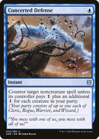 Concerted Defense - Zendikar Rising - NM