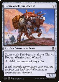 Stonework Packbeast - Zendikar Rising - NM