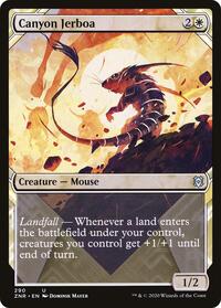 Canyon Jerboa (Showcase) - Zendikar Rising - NM