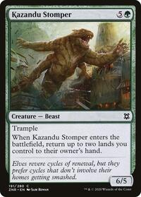 Kazandu Stomper - Zendikar Rising - NM