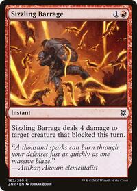 Sizzling Barrage - Zendikar Rising - NM