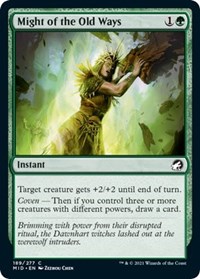 Might of the Old Ways - Innistrad: Midnight Hunt - NM