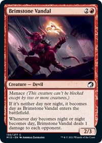 Brimstone Vandal - Innistrad: Midnight Hunt - NM