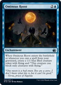 Ominous Roost - Innistrad: Midnight Hunt - NM