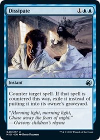 Dissipate - Innistrad: Midnight Hunt - NM