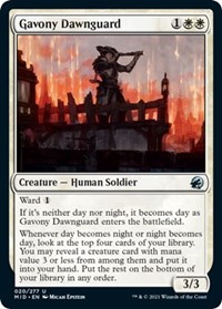Gavony Dawnguard - Innistrad: Midnight Hunt - NM