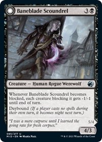 Baneblade Scoundrel - Innistrad: Midnight Hunt - NM