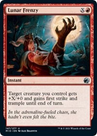 Lunar Frenzy - Innistrad: Midnight Hunt - NM