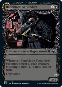 Baneblade Scoundrel (Showcase) - Innistrad: Midnight Hunt - NM