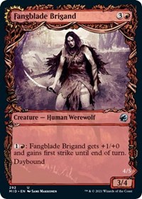 Fangblade Brigand (Showcase) - Innistrad: Midnight Hunt - NM