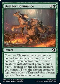Duel for Dominance - Innistrad: Midnight Hunt - NM
