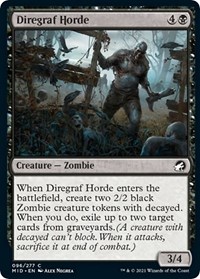 Diregraf Horde - Innistrad: Midnight Hunt - NM