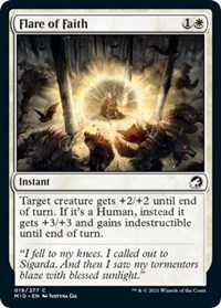 Flare of Faith - Innistrad: Midnight Hunt - NM