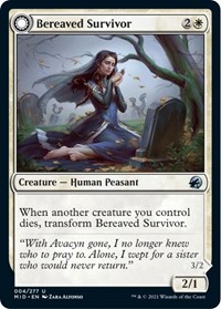 Bereaved Survivor - Innistrad: Midnight Hunt - NM