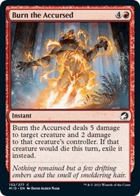 Burn the Accursed - Innistrad: Midnight Hunt - NM