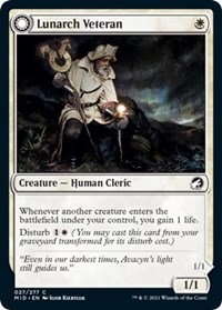 Lunarch Veteran - Innistrad: Midnight Hunt - NM