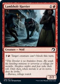 Lambholt Harrier - Innistrad: Midnight Hunt - NM