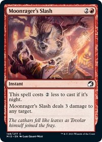 Moonrager's Slash - Innistrad: Midnight Hunt - NM