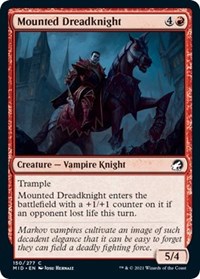 Mounted Dreadknight - Innistrad: Midnight Hunt - NM