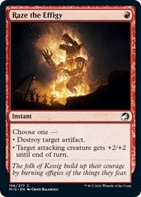 Raze the Effigy - Innistrad: Midnight Hunt - NM