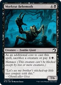 Morkrut Behemoth - Innistrad: Midnight Hunt - NM