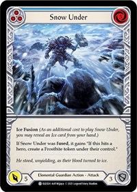 Snow Under (Blue) - Tales of Aria - Unlimited Rainbow Foil - NM