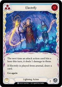 Electrify (Blue) - Tales of Aria - Unlimited Rainbow Foil - NM