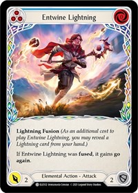 Entwine Lightning (Blue) - Tales of Aria - Unlimited Rainbow Foil - NM