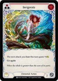 Invigorate (Red) - Tales of Aria - Unlimited Rainbow Foil - NM