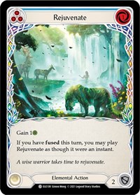 Rejuvenate (Blue) - Tales of Aria - Unlimited Rainbow Foil - NM