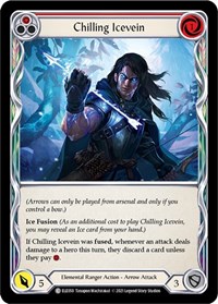 Chilling Icevein (Red) - Tales of Aria - Unlimited Rainbow Foil - NM
