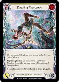 Dazzling Crescendo (Yellow) - Tales of Aria - Unlimited Rainbow Foil - NM